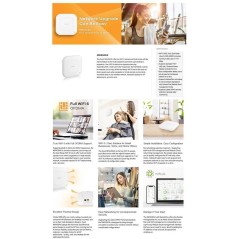 Zyxel NWA50AX Wireless Access Point - High-Performance Connectivity in Sleek White Design (SKU: 4718937618743)